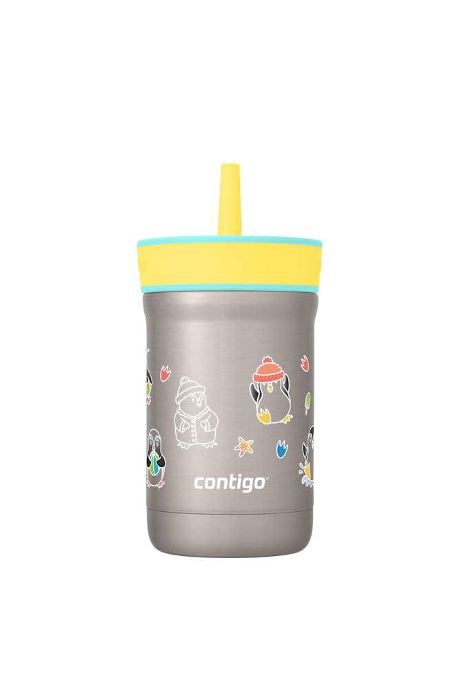 Kids Leighton Spill-Proof Stainless Steel Tumbler with Straw, 12oz L2