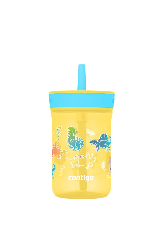 Kids’ Leighton Straw Tumbler with Spill-Proof Leak-Proof Lid, 14oz U8