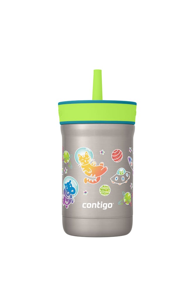 Kids Leighton Spill-Proof Stainless Steel Tumbler with Straw, 12oz L3