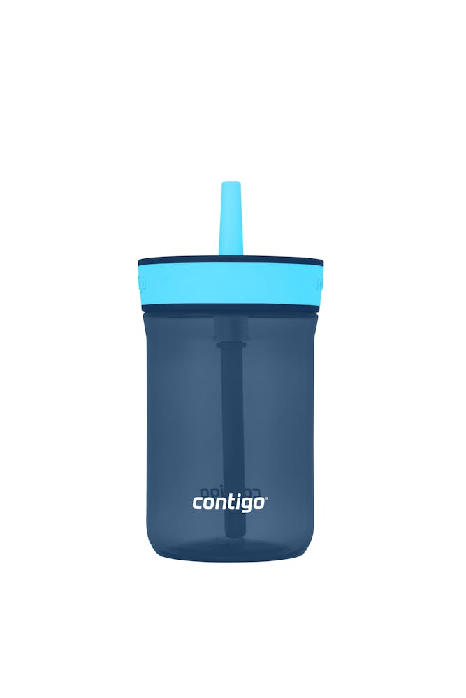 Kids’ Leighton Straw Tumbler with Spill-Proof Leak-Proof Lid, 14oz U8