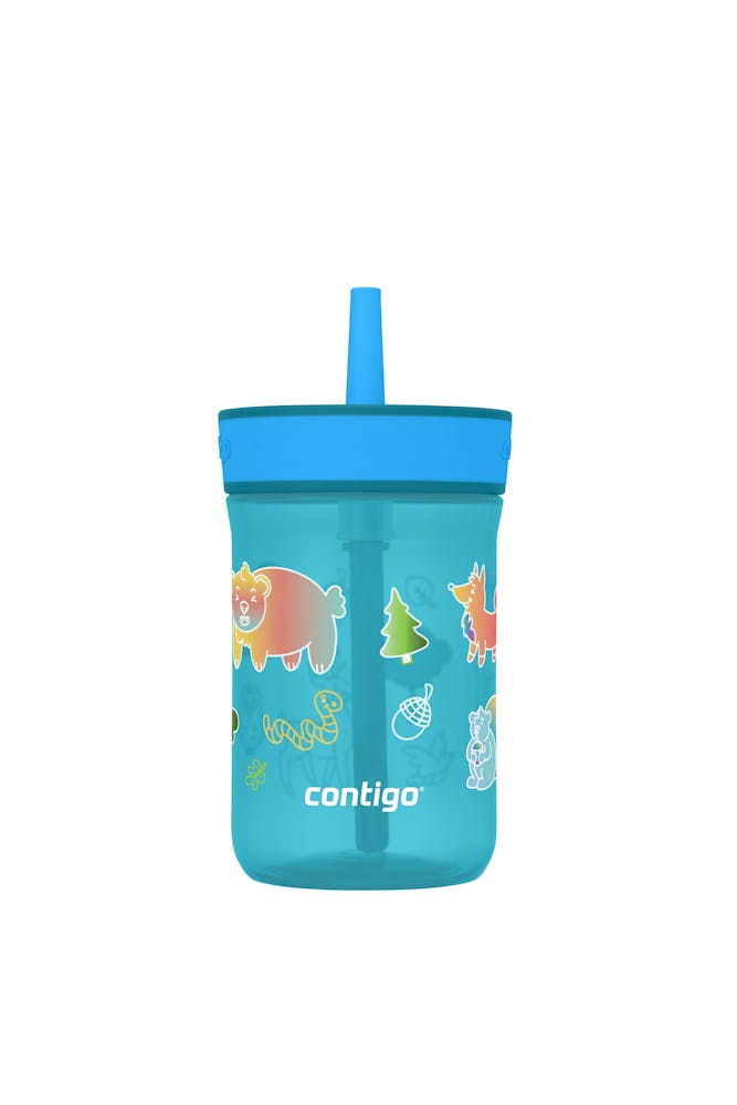 Kids’ Leighton Straw Tumbler with Spill-Proof Leak-Proof Lid, 14oz U8