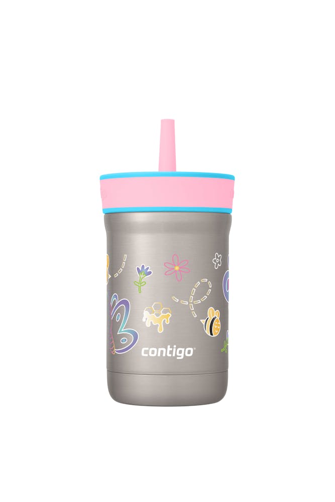 Kids Leighton Spill-Proof Stainless Steel Tumbler with Straw, 12oz L2