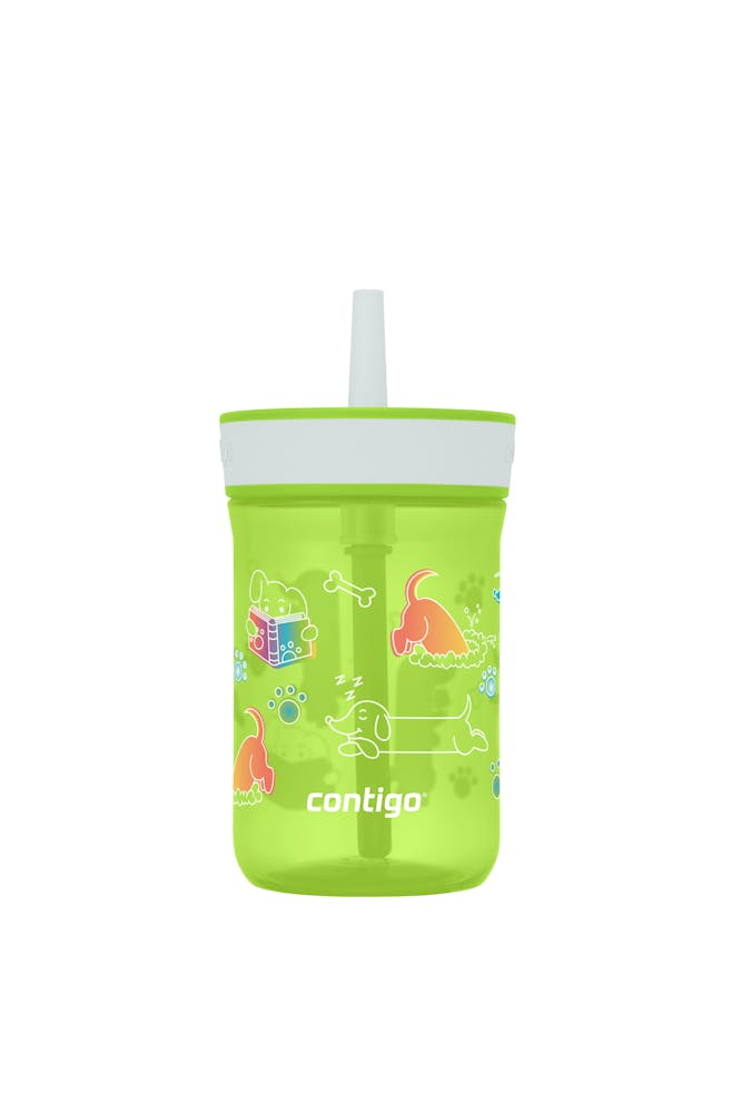 Kids’ Leighton Straw Tumbler with Spill-Proof Leak-Proof Lid, 14oz U8